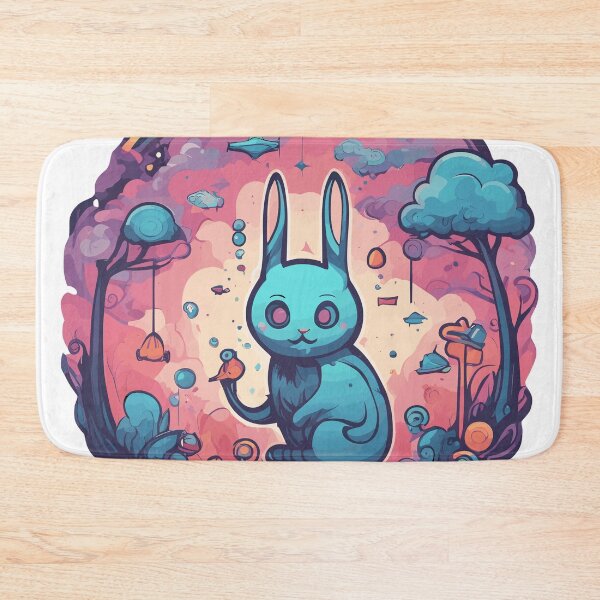 Item preview, Enchanted Rabbit's Rest: A Fantasy Landscape designed and sold by TrendyMingle.