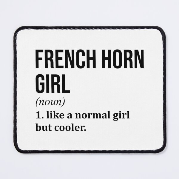 Item preview, French Horn Girl Definition French Horn designed and sold by XCIV.