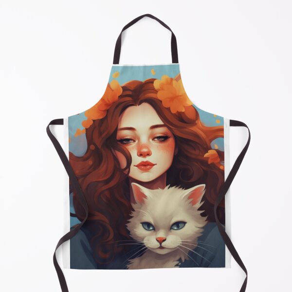 Item preview, Purr-fect Moments Woman and Her Feline Friend designed and sold by Cat Lady's  Chic Corner.
