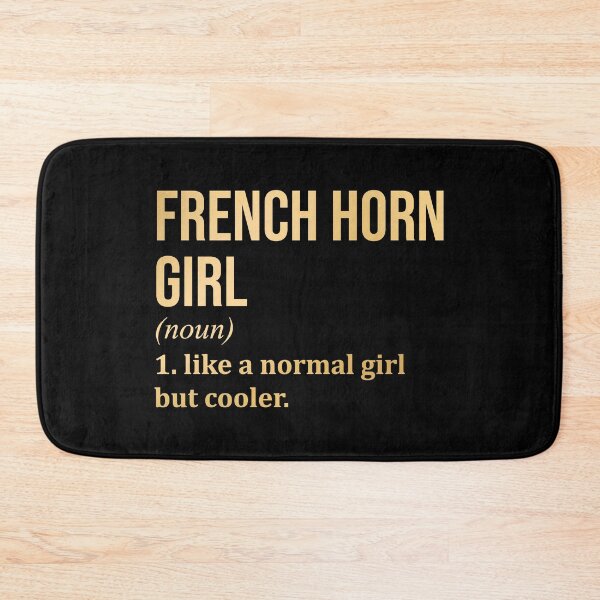 Item preview, French Horn Girl Definition French Horn in Gold designed and sold by XCIV.