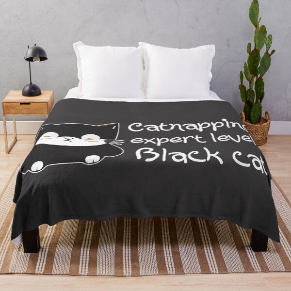 Item preview, Catnapping Expert Level: Black Cat Design designed and sold by typecrafted.