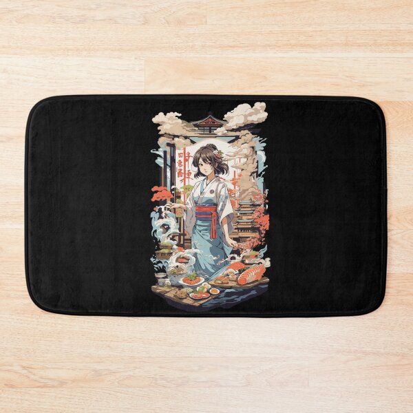 Item preview, Manga Style Sushi Anime Dining Culture Kanji Signs designed and sold by LuminOrb.