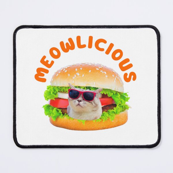 Item preview, Meowlicious cat in burger designed and sold by Eolithic.