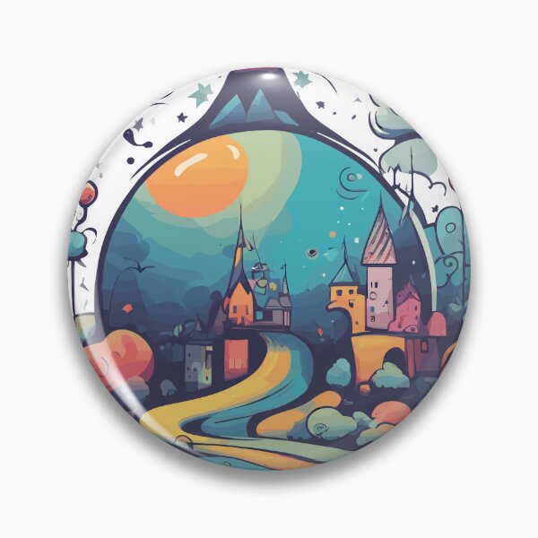 Item preview, Egg of Imagination: A Whimsical Landscape Within designed and sold by TrendyMingle.