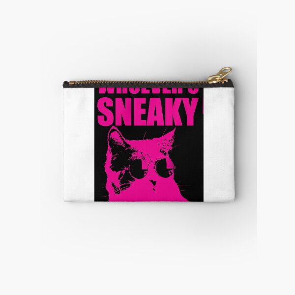 Item preview, A poster with a cat and the caption "WHO'S Sneaky Gets BONUSES." designed and sold by Anhen-new-style.