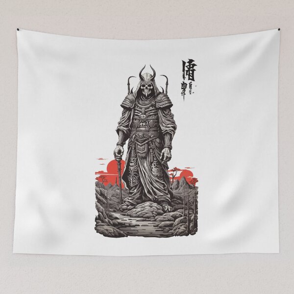 Item preview, Retro Demon Skeleton Manga Magic Design designed and sold by LuminOrb.