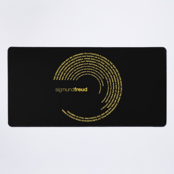 Item preview, Sigmund Freud quotes. (gold) designed and sold by CMYKStudio.