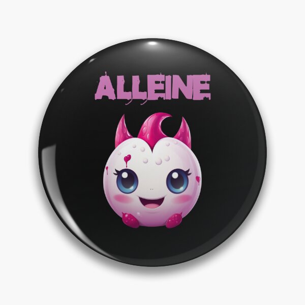 Item preview, Alone, design with a meaningful saying in German designed and sold by Pflugart.