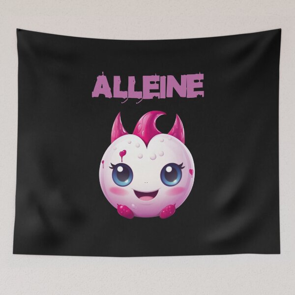 Item preview, Alone, design with a meaningful saying in German designed and sold by Pflugart.