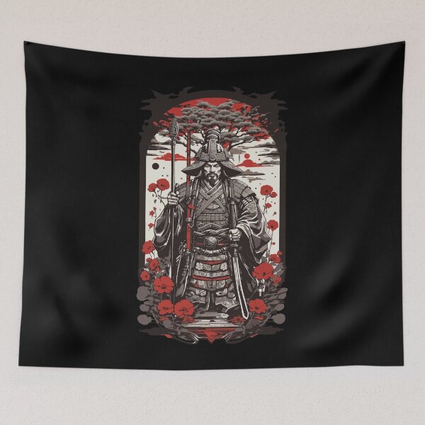 Item preview, Retro Samurai Shogun designed and sold by LuminOrb.