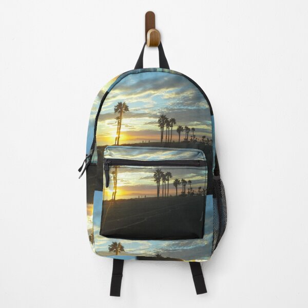 Item preview, Sunset and palm trees- Huntington Beach designed and sold by deedeeoriginals.