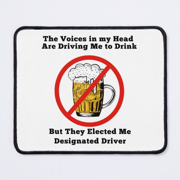 Item preview, voices in my head drinking party designed and sold by TygerOCatz.