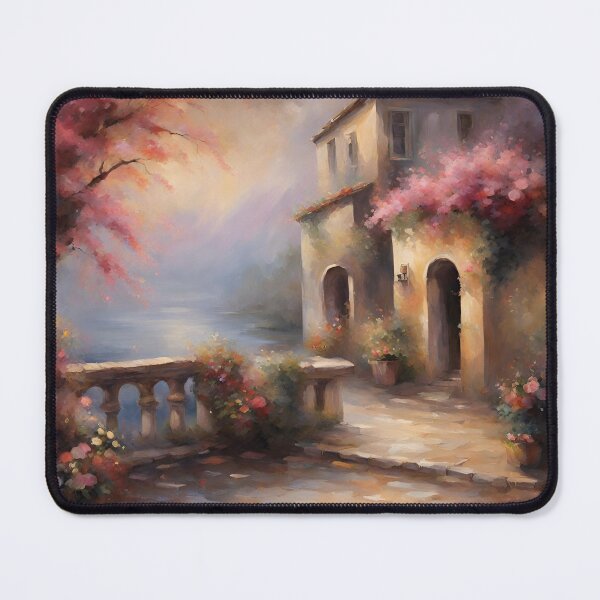 Item preview, Romantic Spanish Balcony Digi-Oil Painting designed and sold by Te Queiro.
