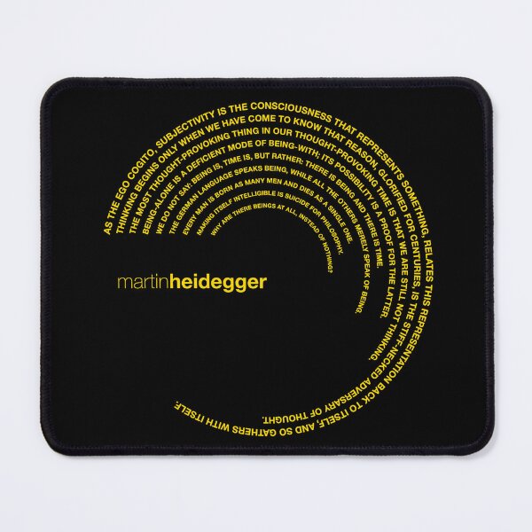 Item preview, Martin Heidegger quotes. (gold) designed and sold by CMYKStudio.