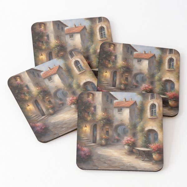 Item preview, Romantic Spanish Landscape Digi-Oil Painting designed and sold by Te Queiro.