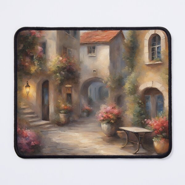 Item preview, Romantic Spanish Landscape Digi-Oil Painting designed and sold by Te Queiro.