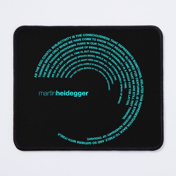 Item preview, Martin Heidegger quotes. (aqua) designed and sold by CMYKStudio.