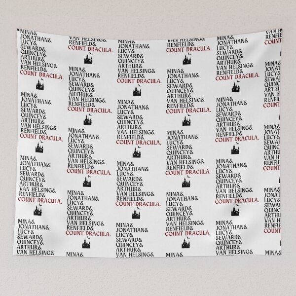 Item preview, Dracula Character List designed and sold by Anathea Utley.