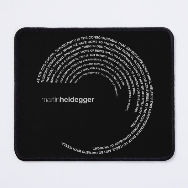 Item preview, Martin Heidegger quotes. (silver) designed and sold by CMYKStudio.