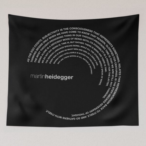 Item preview, Martin Heidegger quotes. (silver) designed and sold by CMYKStudio.