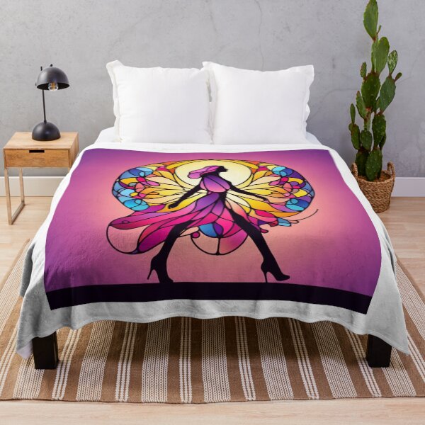 Item preview, A Working Woman's Silhouette in Stained Glass Pattern designed and sold by erkabees.