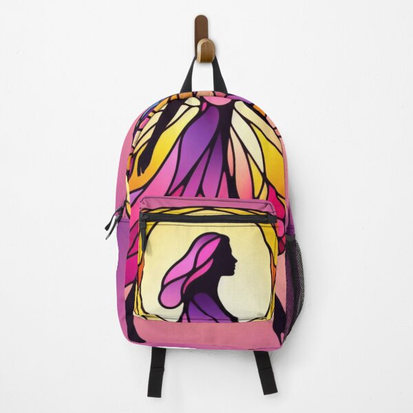 Item preview, A Working Woman's Silhouette in Stained Glass Pattern designed and sold by erkabees.