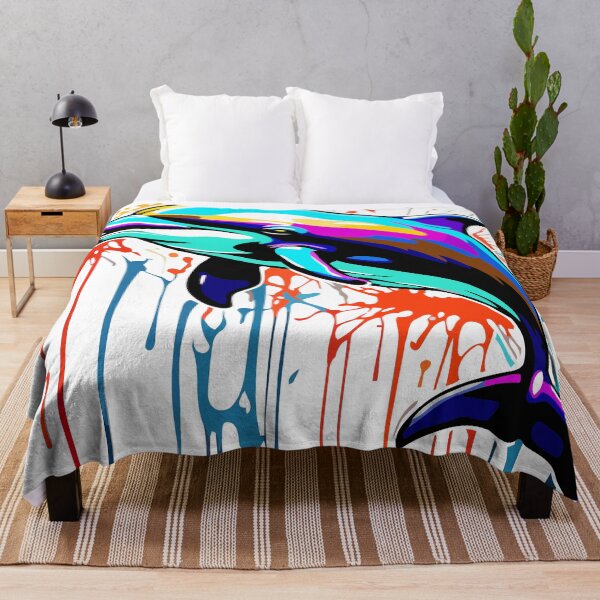 Item preview, Splash of Serenity: Dolphin in Paint designed and sold by javaoverride.