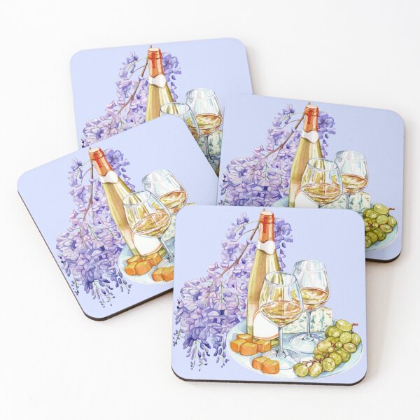 Item preview, Wine and Wisteria Illustration designed and sold by Katariina Purru.