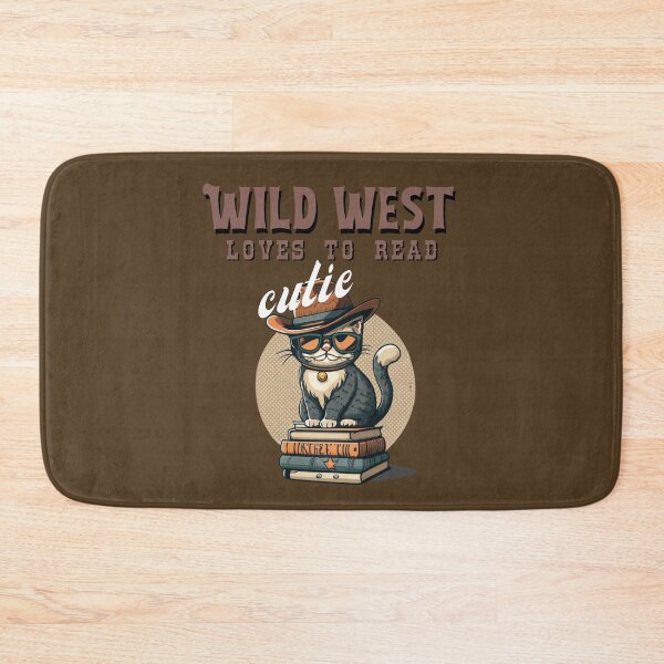 Item preview, Wild West Cutie cat loves to read books designed and sold by VieBelieve.