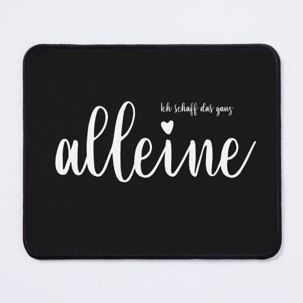 Item preview, I can do this all by myself, design with a meaningful saying in German designed and sold by Pflugart.