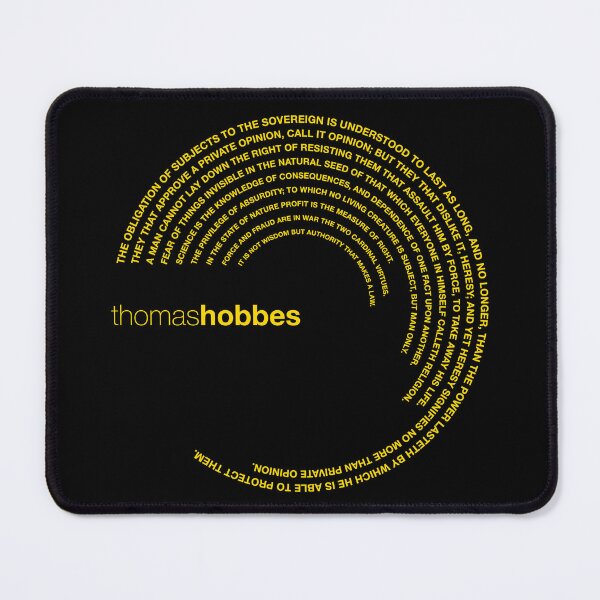 Item preview, Thomas Hobbes quotes. (gold) designed and sold by CMYKStudio.