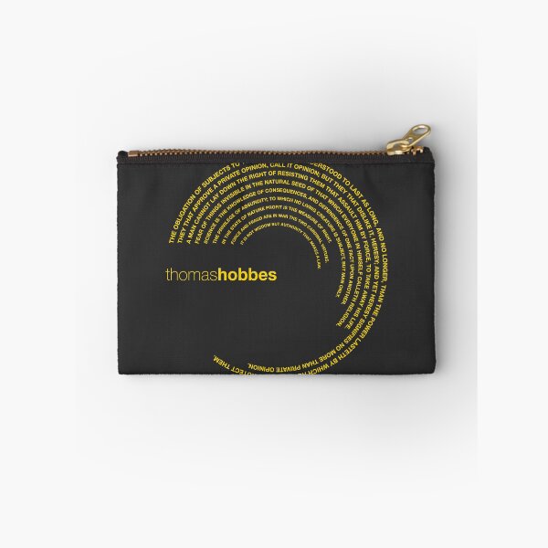 Item preview, Thomas Hobbes quotes. (gold) designed and sold by CMYKStudio.
