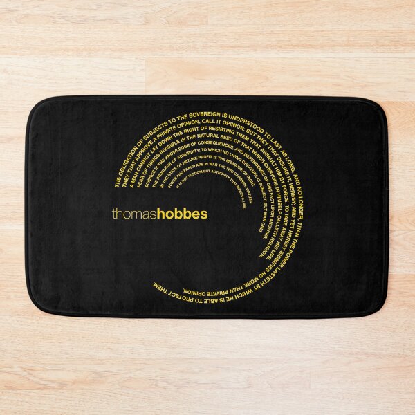 Item preview, Thomas Hobbes quotes. (gold) designed and sold by CMYKStudio.