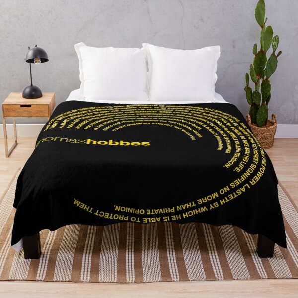Item preview, Thomas Hobbes quotes. (gold) designed and sold by CMYKStudio.