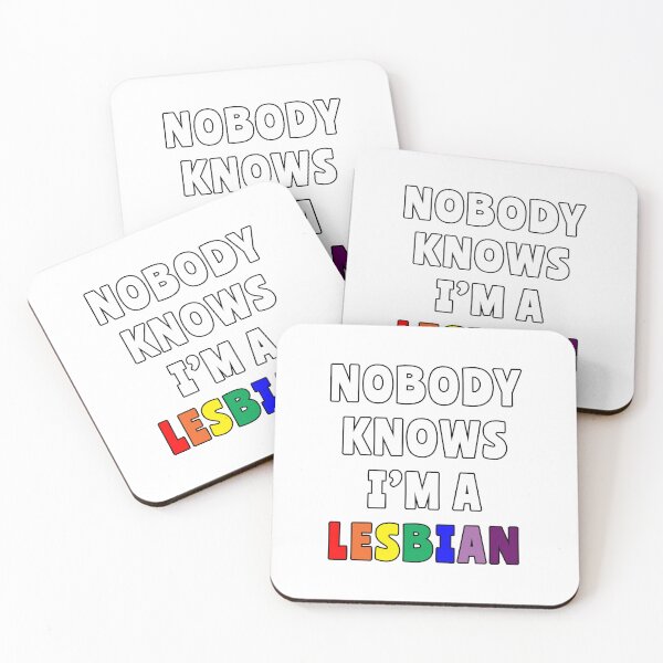 Item preview, Nobody Knows I'm a Lesbian designed and sold by AlwaysKnows.