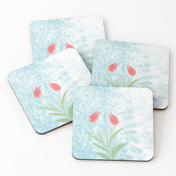 Item preview, Marbling texture floral patterns designed and sold by bozarslan.