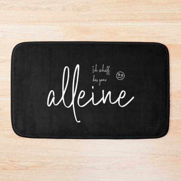 Item preview, I can do this all by myself, design with a meaningful saying in German designed and sold by Pflugart.