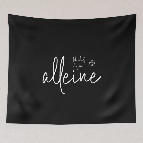 Item preview, I can do this all by myself, design with a meaningful saying in German designed and sold by Pflugart.