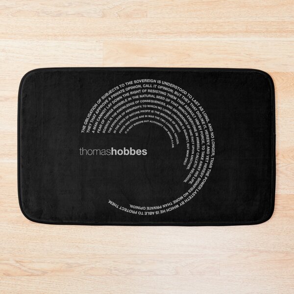 Item preview, Thomas Hobbes quotes. (silver) designed and sold by CMYKStudio.