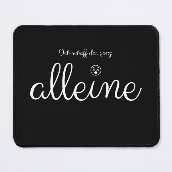 Item preview, I can do this all by myself, design with a meaningful saying in German designed and sold by Pflugart.