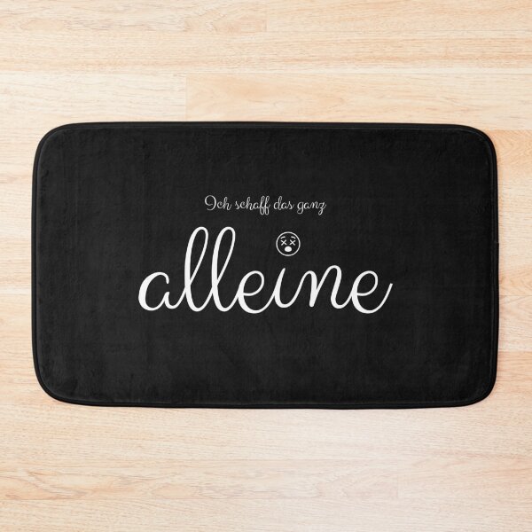 Item preview, I can do this all by myself, design with a meaningful saying in German designed and sold by Pflugart.