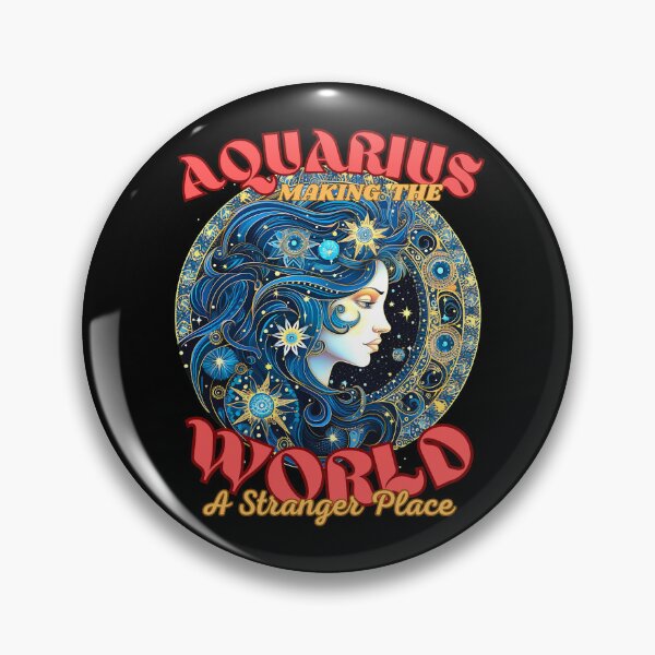 Item preview, Normal Is Boring. Aquarius Is Not. Aquarius astrology designed and sold by ZodiacWonders.