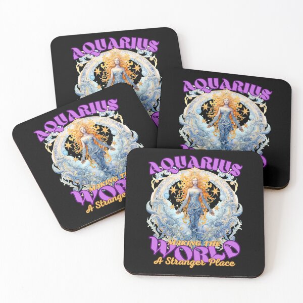 Item preview, Aquarius: Making The World A Stranger Place. aquarius facts designed and sold by ZodiacWonders.