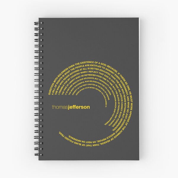 Item preview, Thomas Jefferson quotes. (gold) designed and sold by CMYKStudio.