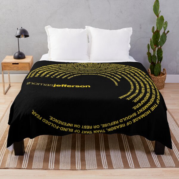 Item preview, Thomas Jefferson quotes. (gold) designed and sold by CMYKStudio.