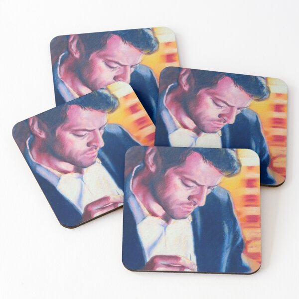 Item preview, Castiel, sewing up his trenchcoat designed and sold by ArtBySalchat.