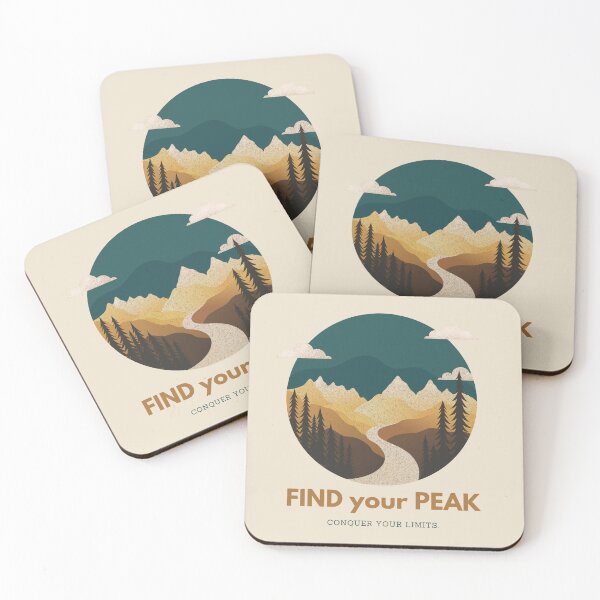 Item preview, Motivating quote for outdoor enthusiasts designed and sold by KlaudiDesignArt.