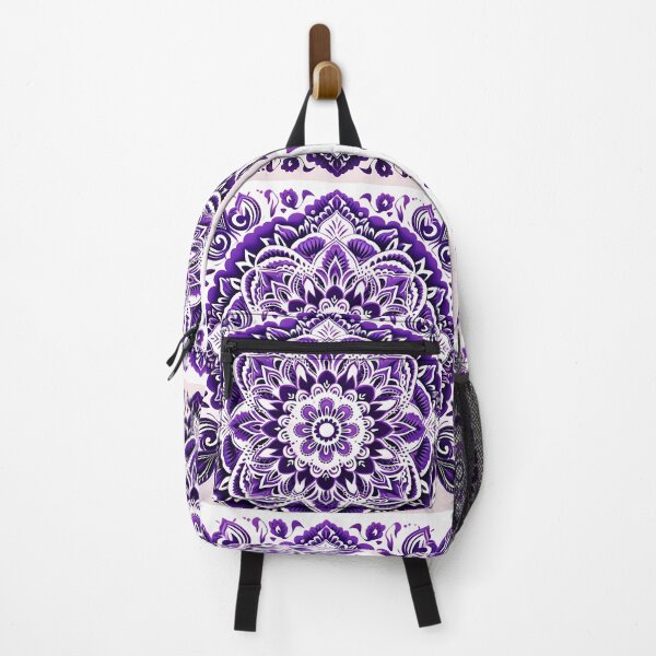 Item preview, Purple Mandala Pattern: A Mesmerizing Display of Symmetry designed and sold by Cat-Wave-Dream.