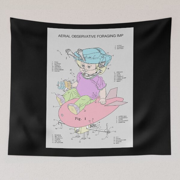 Item preview, Aerial Observative Foraging Imp (Artwork by The Shend) designed and sold by Hoorahville.