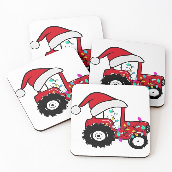Item preview, Christmas Tractor designed and sold by parasta.